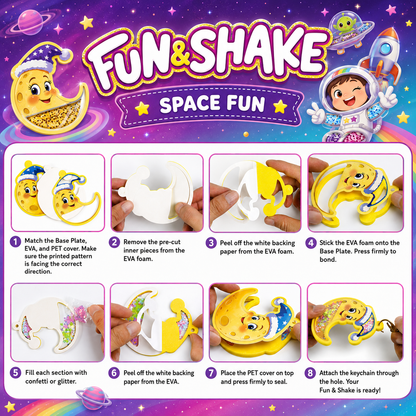 Space-themed DIY Punch Needle Kit for Kids