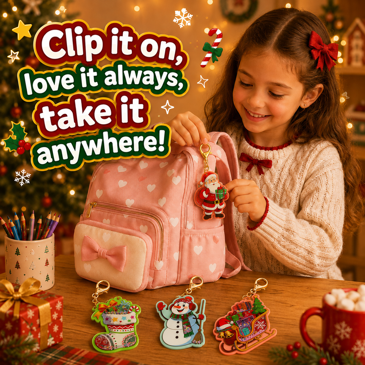 Fun DIY accessories with a Christmas theme